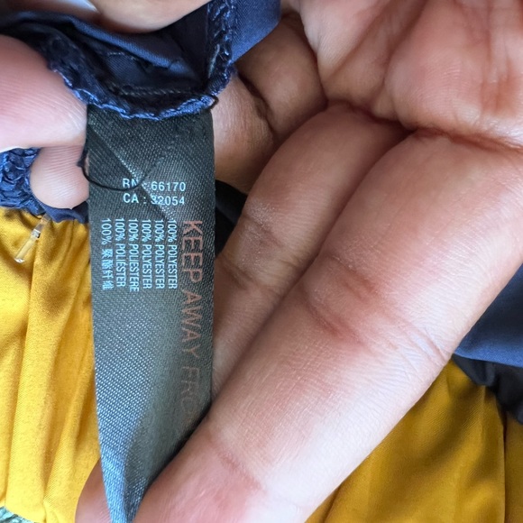 Free People Movement Run For It Mustard Yellow and Navy Shorts NWOT - Picture 4 of 10